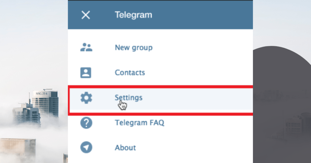 teleram Account Settings