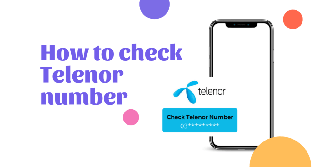 HOW FIND TELENOR NUMBER